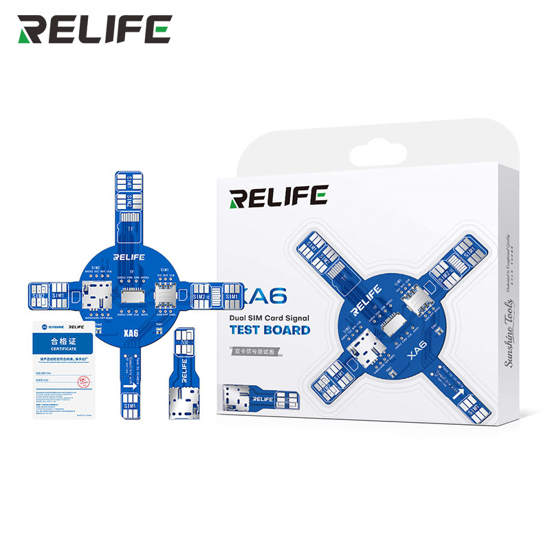 Electronics Repair Service - RELIFE XA6 Dual-SIM Signal Test Board