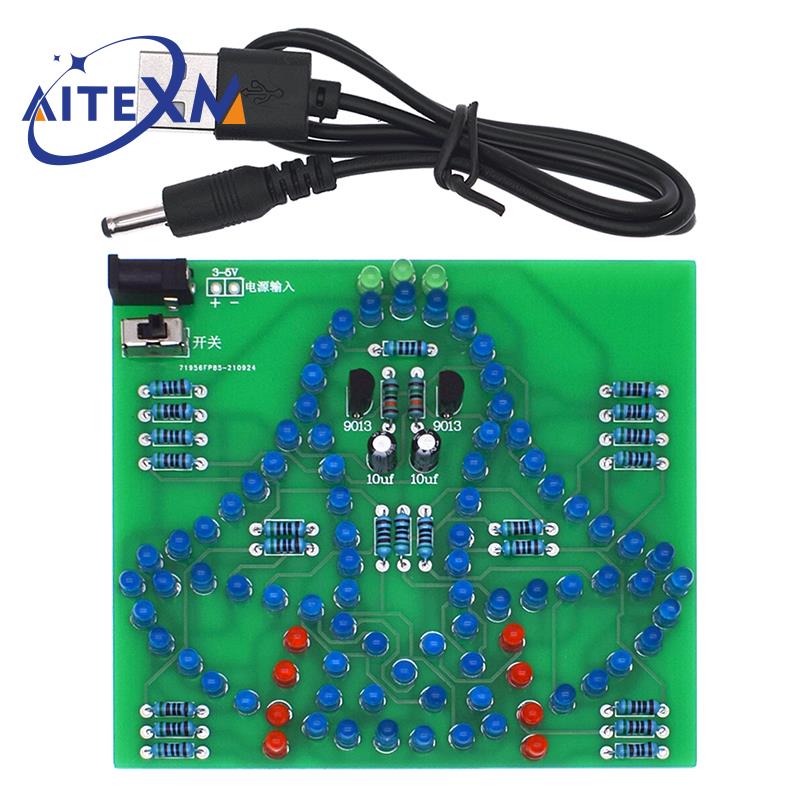 Electronics Repair School - DC 3-5V DIY LED Swing Wind
