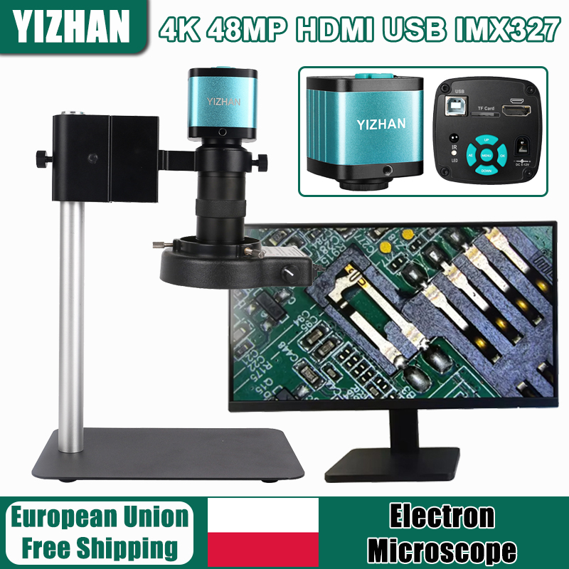 Electronics Repair Microscope - 4K 48MP HD Electronic Digital Microscope