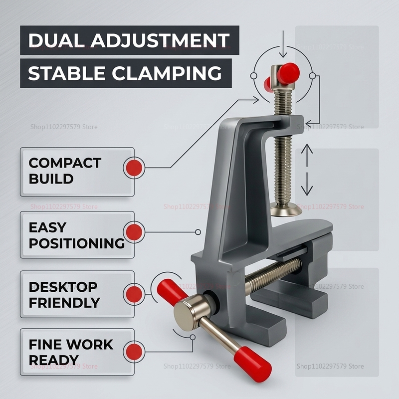 Aluminum Mini Table Bench Vice - Electronics Repair Bench 评论和价格