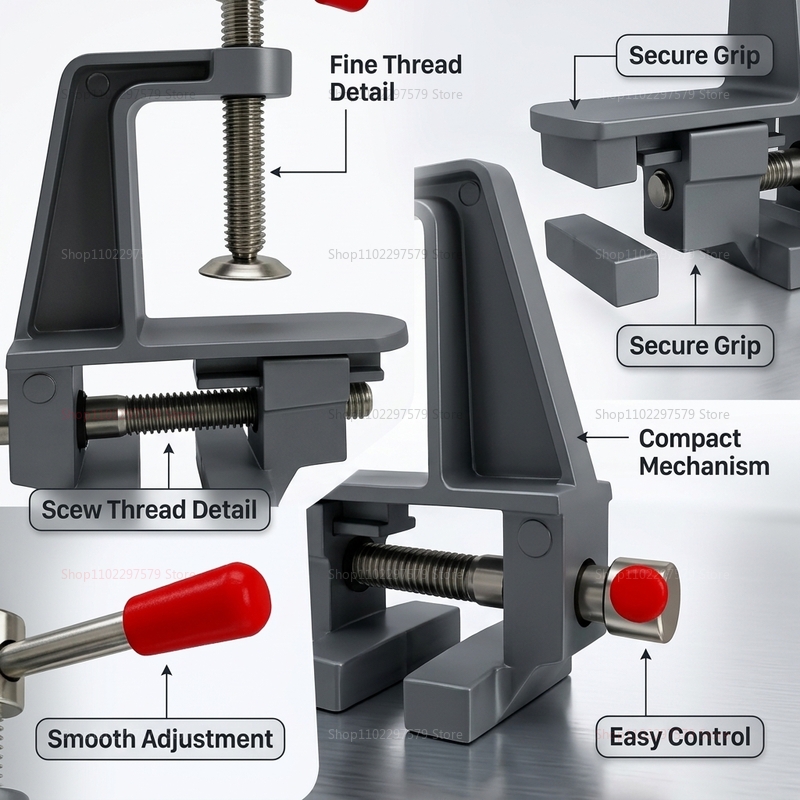 Aluminum Mini Table Bench Vice - Electronics Repair Bench 评论和价格