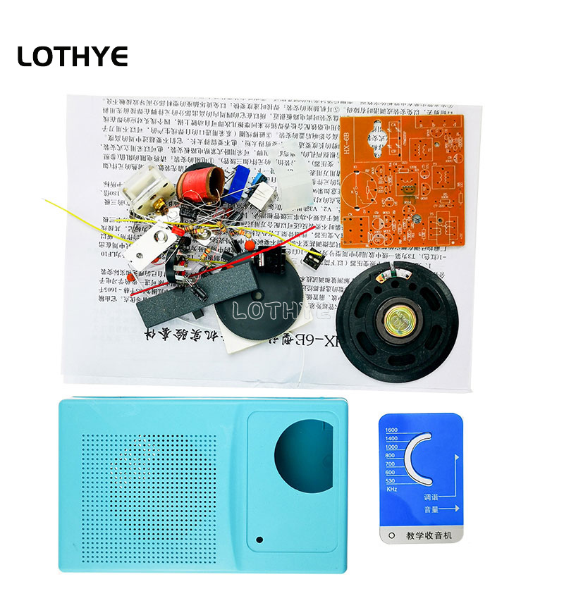 Six Tube AM Radio Assembly Diy - Electronics Repair School 评论和价格