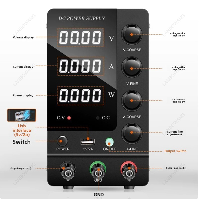 0‑32V 0‑6A Digital Variable Re - Electronics Repair Bench 评论和价格