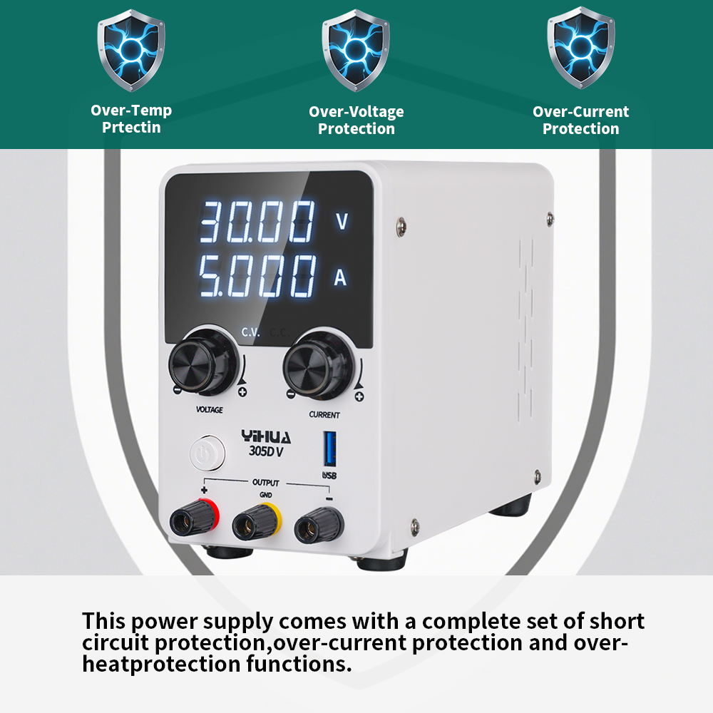 YIHUA 305D-V 180W DC Power Sup - Electronics Repair Lab 评论和价格