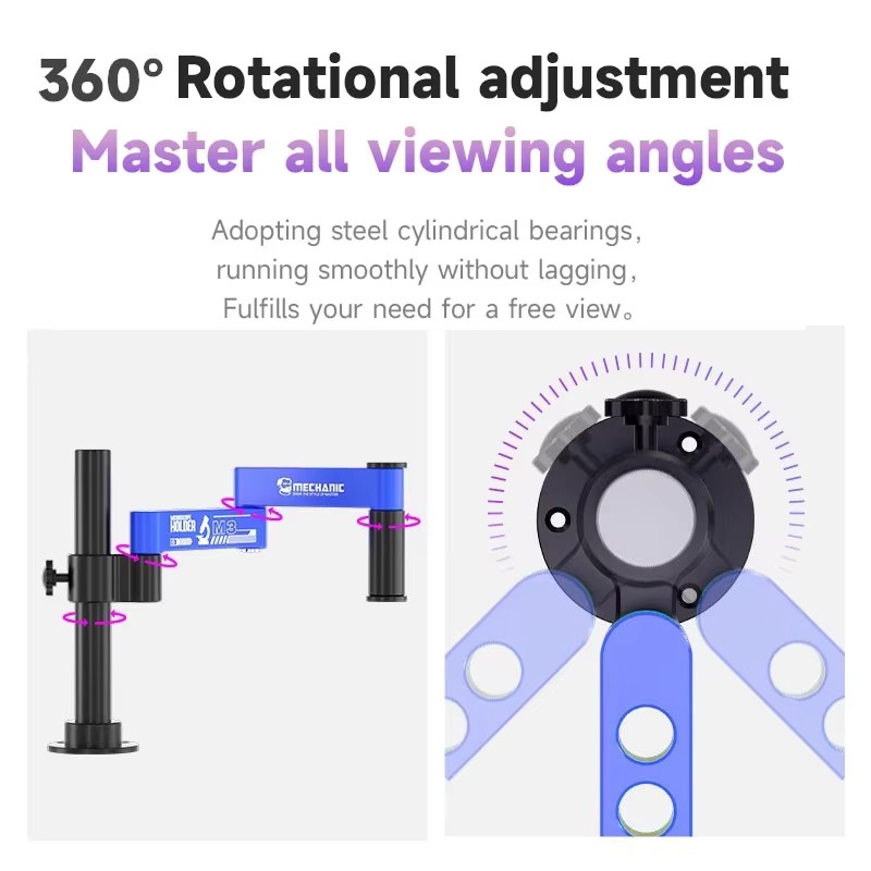 MECHANIC M3 360° Microscope Ad - Electronics Repair Microscope 评论和价格