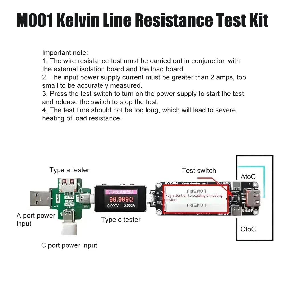 Kelvin Resistance Type-C Power - Electronics Repair Bench 评论和价格
