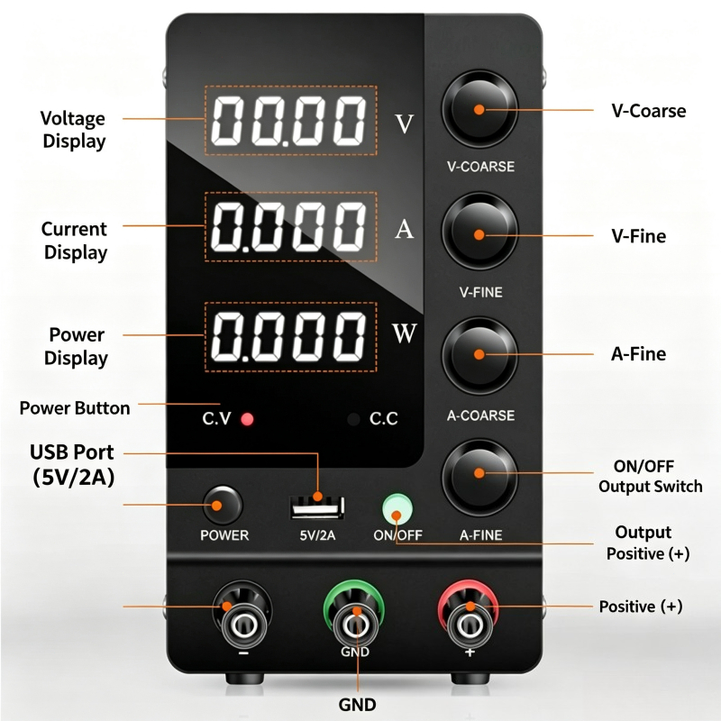 0-32V 0-6A Variable Regulated  - Electronics Repair Bench 评论和价格