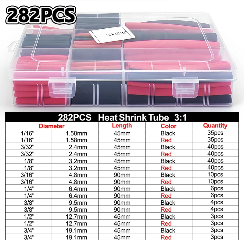 282Pcs Electronic Cable Heat S - Electronics Repair Youtube 评论和价格